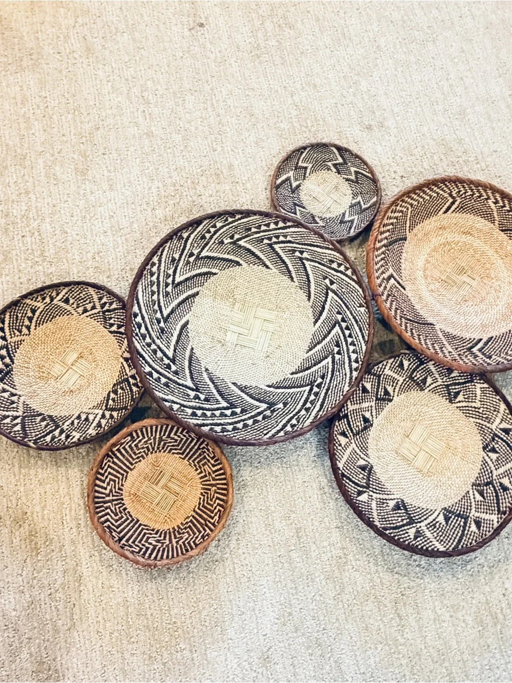 NEW Africa Woven Basket. Made by the Binga people of Zambia/Zimbabwe